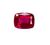 YOUKEYGEM Lab Grown Ruby Pigeon Blood Red Rectangle Cushion Cut Loose Gemstone DIY Jewelry With AGL Certificate, 5-12mm, Cubic zirconia, cubic zirconia