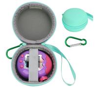 YouKnow Hard Case for Tamagotchi Paradise Electronic Virtual Pet Game Machine with Carabiner (Only Case) (Green)