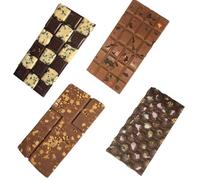 Youlden’s of Yorkshire Yumporium Chocolate Bars - Handmade Belgian Chocolate Bars with Bold Flavours and Yorkshire Heart, Crunch & Nut Lovers, Happy Birthday Ribbon