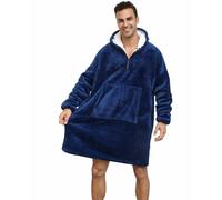 YOULIKE Blanket Hoodie Oversized Hoodie Blanket - Sherpa Fleece Wearable Blanket Hoodies for Women & Men, Comfy & Fluffy Hooded Blankets