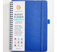 YOULIKE Budget Planner Expense Tracker - A5 Weekly Monthly Budgeting Organizer Bill Tracker - Lasts 1 Year Finance Logbook Accounts Notebook to Manage Your Money Effectively (Blue)