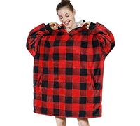 YOULIKE Extra Large Blanket Hoodie - Oversized Super Soft Hoodie Blanket with Fleece Big Pocket - Wearable Comfy Hooded Sweatshirt for Men, Women | One Size Fits All
