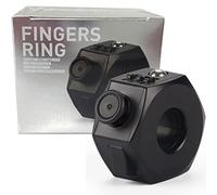 YOULIKE Fidget Toy Sensory Cube Toy - Cube Toy with Click Ball - Decompression Ring Fidget Finger Toy for ADD ADHD Stress Relief for Adults(All Black)