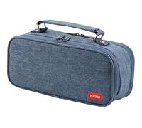 YOULIKE Large Capacity Pencil Case - Big Storage Pen Case with Compartments for Office College School - Pen Bag Pencil Pouch Stationery Organizer Box for Girls Boys Teen Adults (Blue)