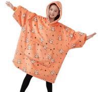 YOULIKE Oversized Blanket Hoodie - Plush Fluffy Fleece Family Matching Sweatshirt for Women Men Kids Girl Boy - Wearable Hooded Blanket with Big Front Pocket
