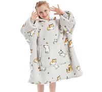YOULIKE Oversized Blanket Hoodie - Plush Fluffy Fleece Family Matching Sweatshirt for Women Men Kids Girl Boy - Wearable Hooded Blanket with Big Front Pocket