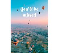 You'll Be Missed Large Greetings Card A4 Size 210mm x 297mm Including Envelope DH092