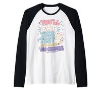 You'll Eat This Test and Leave No Crumbs Test Day Teachers Raglan Baseball Tee