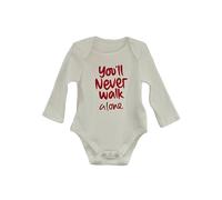 You'll never walk alone baby grow.