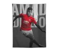 YOUMAN Amad Diallo Soccer Print Sportman Print On Tapestry Scroll Wall Art Picture Family Home Decor Bedroom Decorative Tapestries 30"x40"