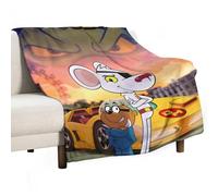 YOUMAN Danger Mouse Anime Poster Flannel Blanket for Couch Sofa Fleece Throw Blankets 300GSM Bed Room Decor All Season Use 50"x60"