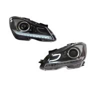 Youmero Car Headlamps Assembly Compatible With Benz For W204 2011 2012 2013 2014 Replacement Car Headlight Assemblies DRL Brake Turn Signal Lamp Accessory