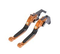 Youmero Clutch Brake Levers Compatible with for FJR1300 2004-2016 Motorcycle Scooter Adjustable Folding Brake Clutch Lever Handle Folding Extendable(Orange)