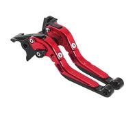 Youmero Clutch Brake Levers Compatible with for FJR1300 2004-2018 Motorcycle CNC Brake Lever Adjustable Folding Extendable Levers Motorcycle Brake Clutch(Red)