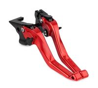 Youmero Clutch Brake Levers Compatible with for FZ1 N S 2001 2002 2003 2004 2005 Motorcycle Accessories Short Brake Clutch Levers Adjustable Handle Control Levers(Red)