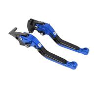 Youmero Clutch Brake Levers Compatible with for MT-09 2020-2023 2022 2021 Motorcycle Adjustable Extendable Folding Brake Handle Levers Clutch Accessorie(Blue-Black)