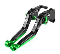 Youmero Clutch Brake Levers Compatible with for Z800 for Z800E for Version 2013 2014 2015 2016 2017 Motorcycle Brake Lever Handlebar Brake Handle Clutch Lever(Black-Green)