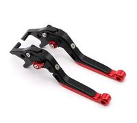 Youmero Clutch Brake Levers Compatible with Suzuki for DL650 for V-Strom 2011-2023 Motorcycle Brake Clutch Lever Folding Control Handles Accessories(Black-red)