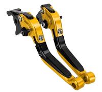 Youmero Clutch Brake Levers Compatible with Suzuki for DL650 for V-Strom 2011-2023 Motorcycle Brake Clutch Lever Folding Control Handles Accessories(Yellow-Black)