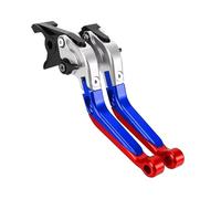 Youmero Clutch Brake Levers Compatible with Suzuki for DL650 for V-Strom 2011-2023 Motorcycle Brake Clutch Lever Folding Control Handles Accessories(Red-Blue)