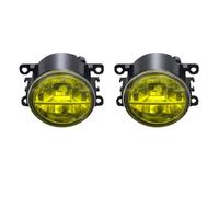 Youmero fog lamp assembly Compatible With Captur 2013 2014 2015 2016 2017 Front Bumper Fog Light Assembly Front Driving Fog Lamp DRL Daytime Running Lamp(Lemon,XLM)