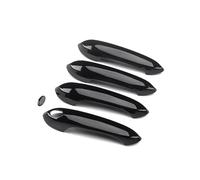 Youmero Handles Cover Compatible with BMW for F48 for F49 for F39 2016 2017 2018 2019 2020 2021 2022 Car Door Handle Cover Sticker Trim Exterior Decor Left Drive(Black B)