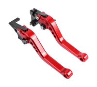 Youmero Motorcycle Brake Clutch Levers Compatible with MSX 125 for MSX125 for GROM 2013 2014 2015-2023 Motorcycle Accessories Short/Long Brake Clutch Levers Handles Lever(Short Red)