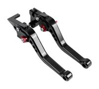 Youmero Motorcycle Brake Clutch Levers Compatible with MSX 125 for MSX125 for GROM 2013 2014 2015-2023 Motorcycle Adjustable Brake Clutch Levers Short/Long Handles Lever(Short Black)