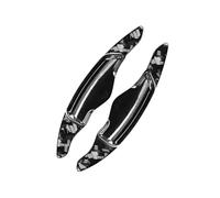 Youmero Shifter Paddle Compatible with Hyundai for Genesis G70 2018 2019 2020 2021 2022 2023 2024 Car Steering Wheel Shift Paddle Extension Parts Accessories Assembly(Forged Pattern)