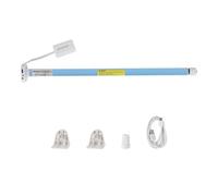 YoumiAi Rechargeable Zigbee Rolling Motor for 17/25/28 mm Pipes, Intelligent Blind Motor, Automatic Curtain Opener App/Language/Remote Control, Tuya Zigbee Hub Required (Motor, No Remote Control)