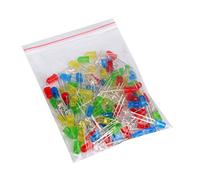 Youmile 100-Pack LED Round Red Yellow Green Blue White Light emitting diode Mix Color 5mm