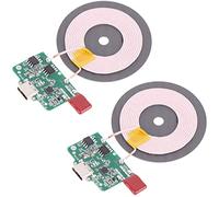 Youmile 2 pcs 15W Qi Wireless Charger PCBA Circuit Board with Coil Pad Charging Wireless Charging Motherboard module