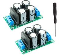 Youmile 2 pcs Dual Power Rectifier Filter Board 25A AC 9-17V DC ± 12-24V PW28 Power Supply Rectifier Module with Screwdriver for LM1875 TDA2030 TDA7294 LM3886 Amplifier Board