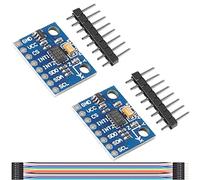 Youmile 2 pcs GY-291 ADXL345 IIC/SPI Digital 3-Axis Acceleration of Gravity Tilt Module with pinheader DuPont Cable for Arduino