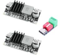 Youmile 2 pcs Lithium Battery Charging Module IP2365 1S 2S 3S 4S 5V to 26V 3A 40W 4.2V 8.4V 12.6V 16.8V Li-ion/Lithium iron phosphate Battery Charging Buck Module with Protection with PD Decoy