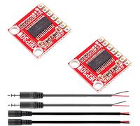 Youmile 2 pcs OEP30W Mono Digital Power Amplifier Module DC 8-24V 36dB eplace TDA8932 with Single head 3.5mm audio cable Single-head DC female cable