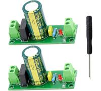 Youmile 2 pcs Rectifier Filter Power Board 50V 4700uF 6A Single Supply Rectifier AC Within 35V to DC Within 50V Power Module with Screwdriver