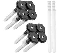 Youmile 2 pcs USB Humidifier Module Accessories Atomizing Plastic Bracket DIY Experiment Ultrasonic Atomization Four head Bracket with 8 pcs Humidifier Cotton Filter Sticks for 20mm atomizer disc