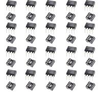 Youmile 20 pcs JRC4558D NJM4558D Dual Operational Amplifier Low Noise High-Performance Audio Direct Plug DIP-8 IC Precision Chip + 20 pcs DIP-8 IC Socket