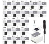 Youmile 20 pcs TIP120 NPN Transistor 5A 60V Silicon Epitaxial Power Transistor TO-220 Darlington Transistors with Heatsink screw washer Rubber Silicone screwdriver for Arduino Motors Solenoids