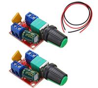 Youmile 2PACK 5A Motor Speed Controller module Mini DC Motor PWM Speed Controller switch control controller Switch LED Dimmer 3V 6V 12V 24V 35V Max 90W