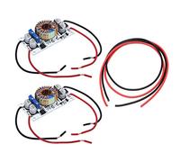 Youmile 2Pack DC-DC Boost Converter Module 10-40V to 10-50V 10A 250W Adjustable Step Up Voltage Regulator CC CV Power Supply Module With 24AWG Cable