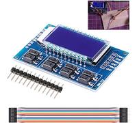 Youmile 3 Channel PWM Pulse Signal Generator Adjustable Frequency Square Wave Rectangular Wave Signal Module LCD Display 1Hz-150Khz with pinheader DuPont Cable