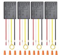 Youmile 4 pcs Touch Lamp Switch Replacement Module AC 110-220V 1A 4 Wire Touch Sensor Switch,Lamp Touch Control On/Off,with Knob Cap for Table Lamp Repair, Incandescent lamps and LED lamps
