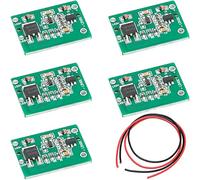Youmile 5 pcs 12V Capacitive Touch Switch Sensor Module TTP223 Push Button Touching Key Module DC 6-20V 3A with cable for Modified cars and motorcycles, LED lights, mirror touch, etc.