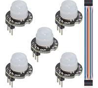 Youmile 5 pcs Mini SR602 Motion Sensor Detector Module Infrared Sensing Module Sensory Switch High Sensitivity with DuPont Cable for Arduino Electronic DIY