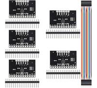 Youmile 5 pcs MPR121 Breakout V12 Proximity Capacitive Touch Sensor Module Keyboard Touch Sensor Keyboard Development Board with pin header DuPont cable