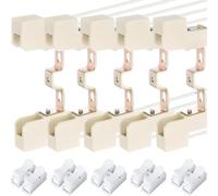Youmile 5 pcs R7S Ceramic lamp socket 78mm R7S Socket with cable Double Ended Lamp Holder Connector Halogen Socket with CH-2 Crimp terminal for Flood Light Work Light Lamp Parts