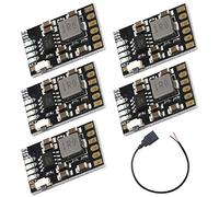 Youmile 5PCS 5V 2A Charge Discharge Integrated Module 3.7V 4.2V for 18650 Lithium Battery Charging Boost Mobile Power Supply Charge and Discharge Protection PCB Board Module with USB Female Cable