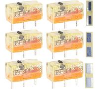 Youmile 6 pcs Mouse Micro Switch TTC Dustproof Gold mouse switch 80 Million click Button Gold Contactor with metal sticker for Razer mouse for Apple for mouse for Logitech Mouse